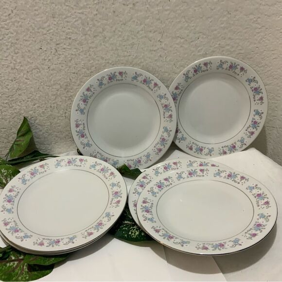 Set of 6 Dynasty Fine China Rapture Salad Plate (7 1/8") G16 - Picture 2 of 7